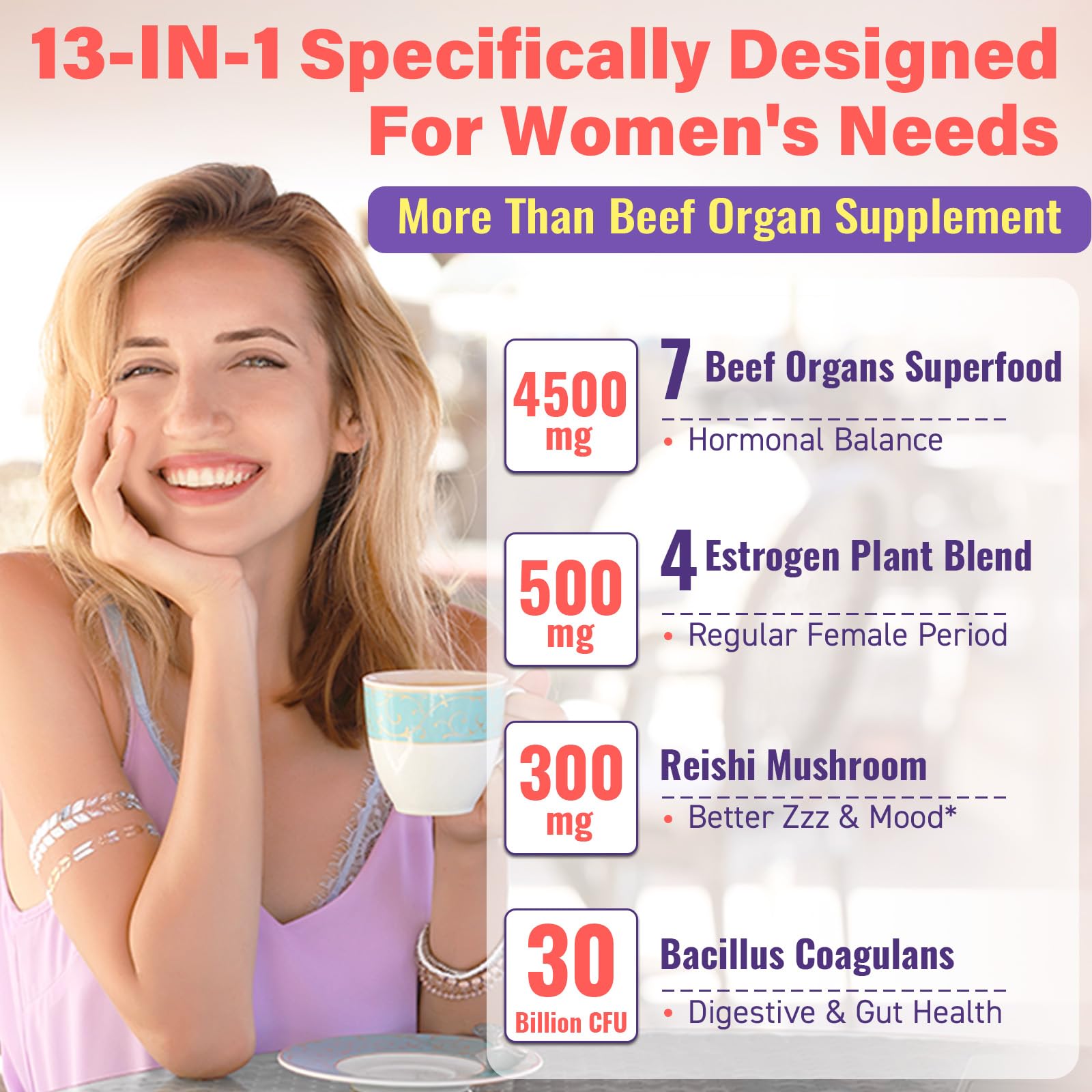 Sourcing info: grass-fed pasture-raised beef organs