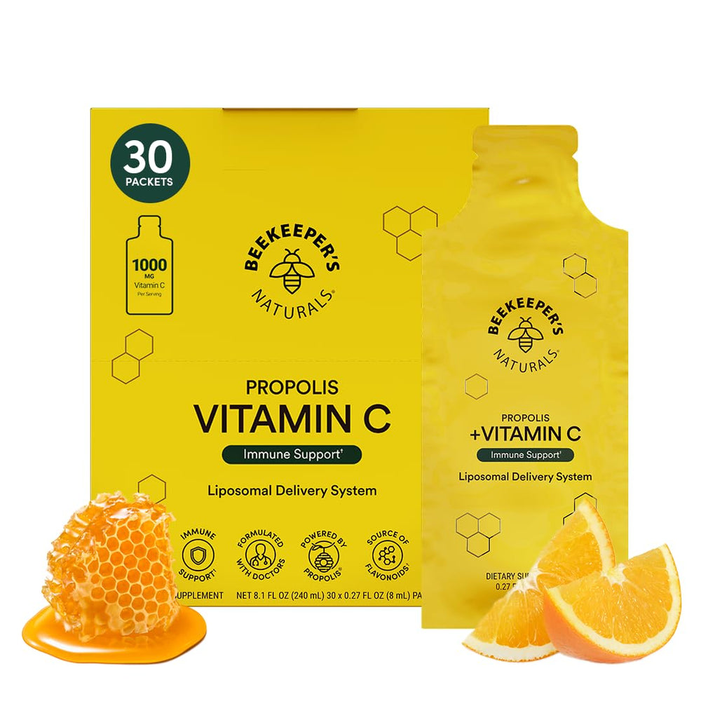 Beekeeper's Naturals Propolis Liposomal Vitamin C bottle for daily immune support