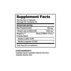Bacillus MegaDuo spore-based probiotic capsules