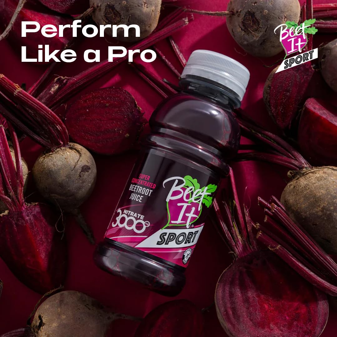 8.5oz Beet IT bottle on kitchen counter