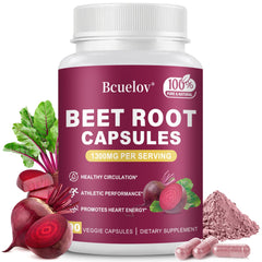 Beet Root Capsules 1300mg packshot front
