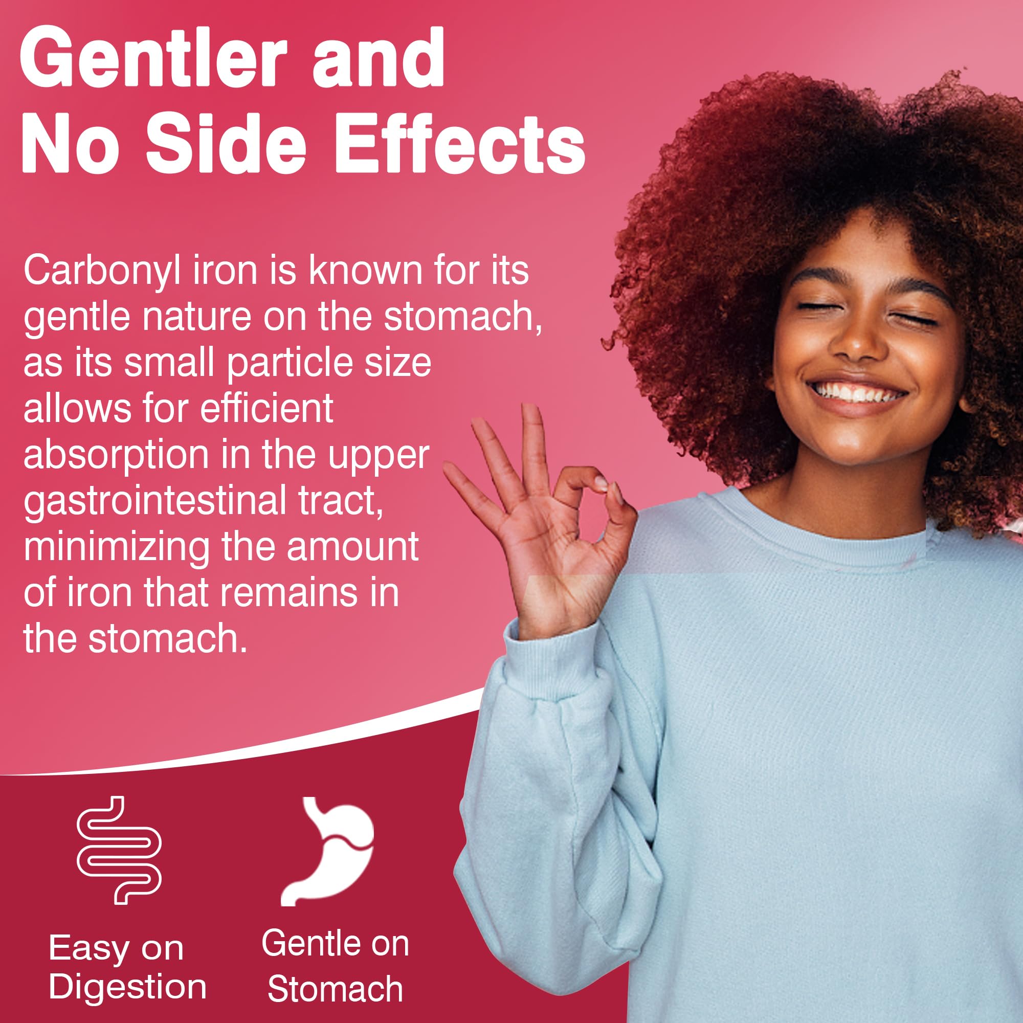 Beet Root Gummies bottle label detail showing iron and vitamins