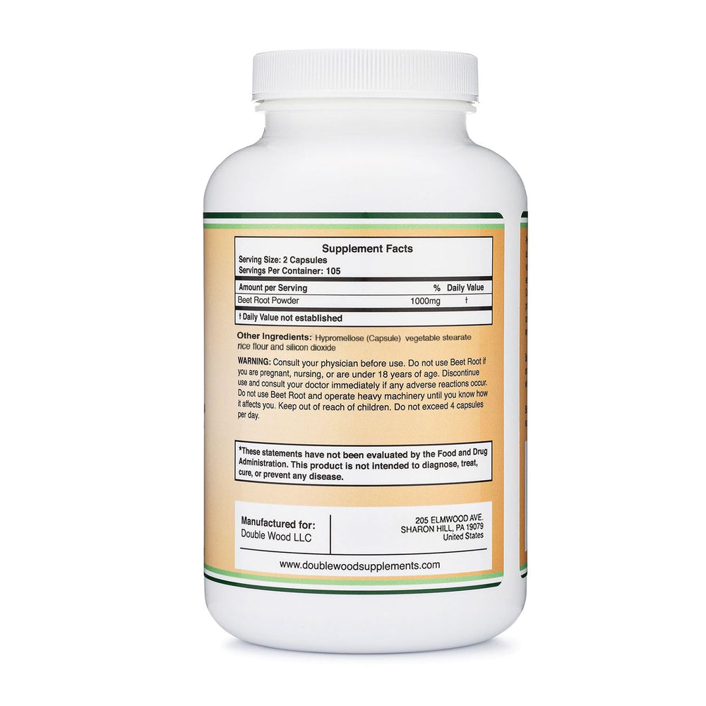 Beet Root Powder Capsules spilled with capsules