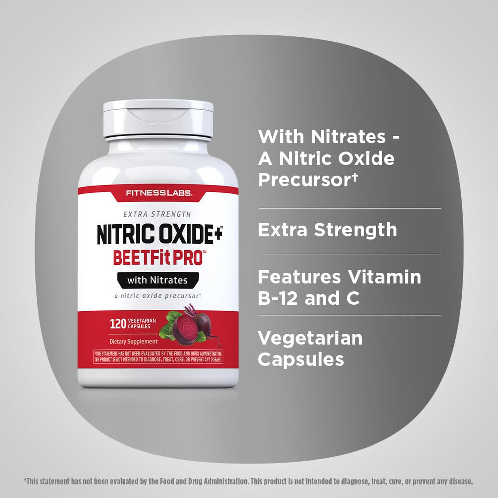 Beetroot nitric oxide capsule infographic