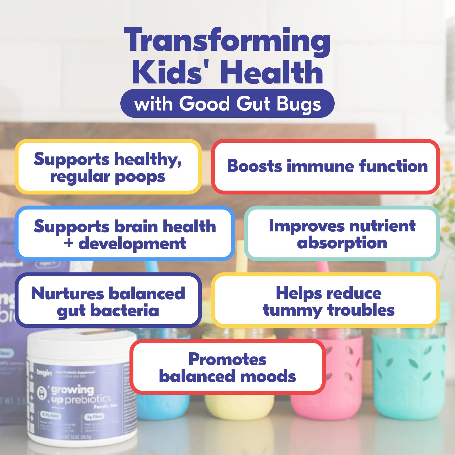 Prebiotic powder easy to mix into beverages