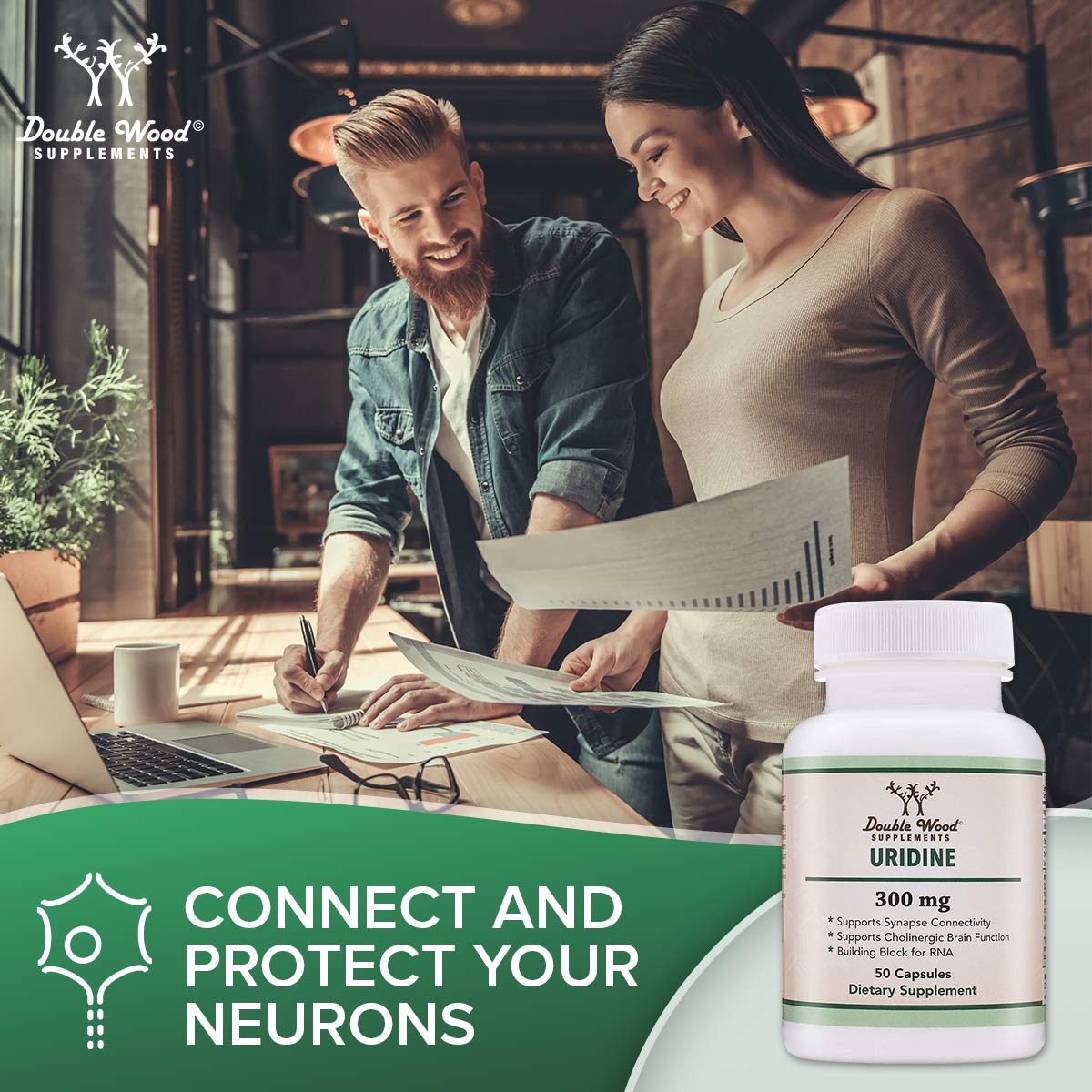 Beginner nootropic bundle with Alpha GPC and Uridine Monophosphate