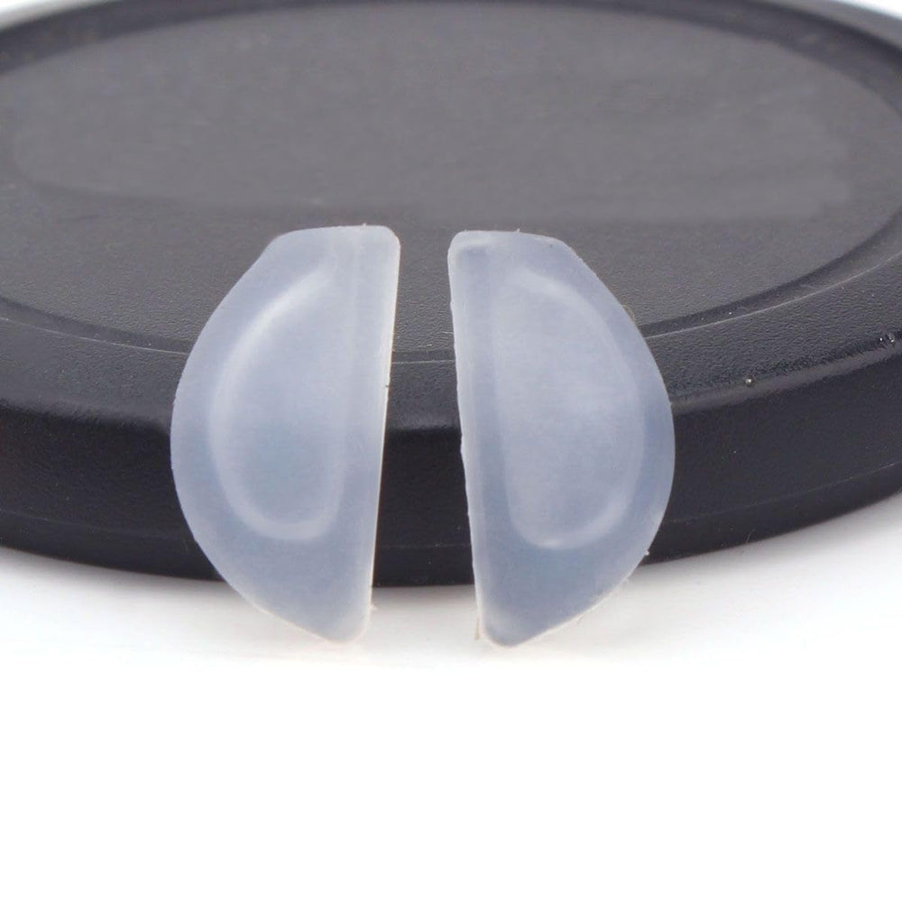 Clear silicone nose pads for sunglasses with anti-slip design