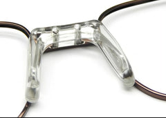 Soft silicone nose pad with anti-slip design and internal metal core