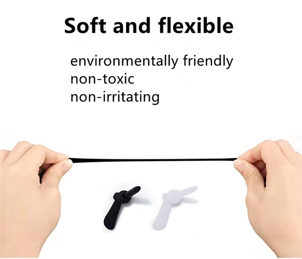 Close-up of anti-slip silicone temple tip texture