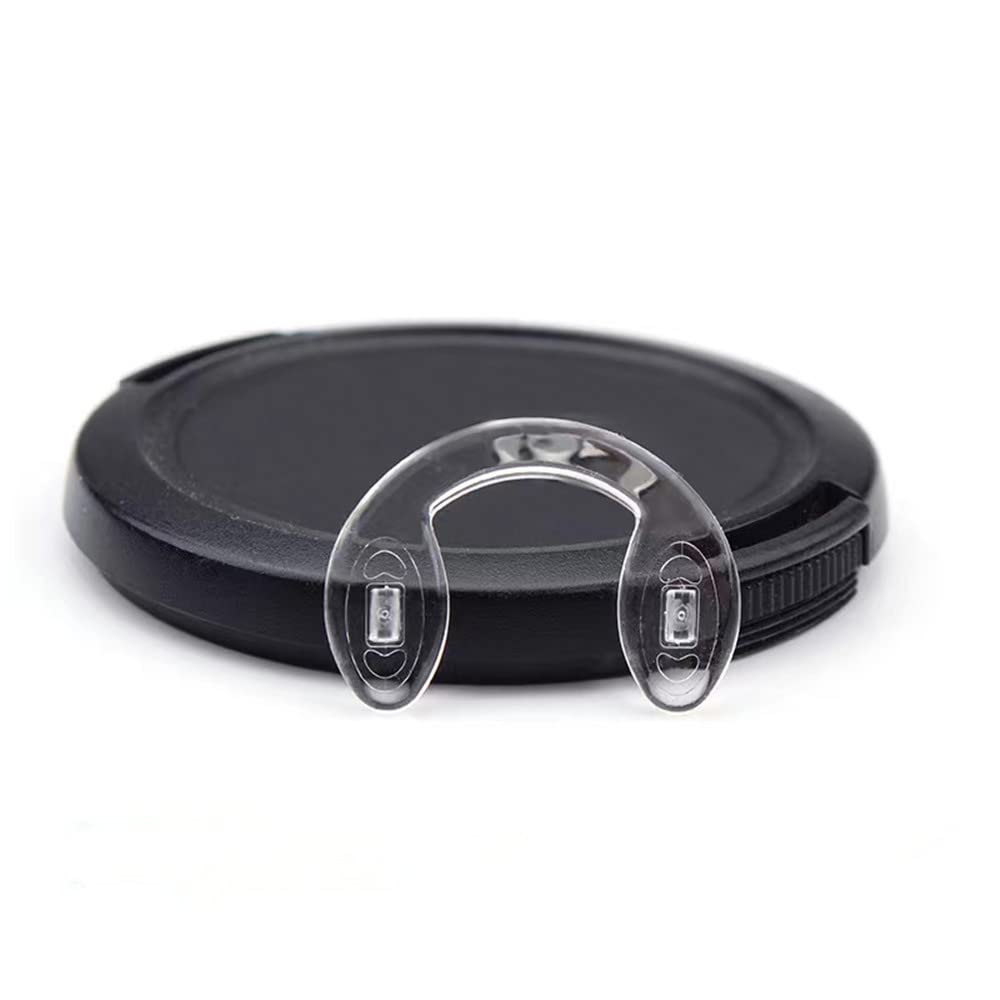 BEHLINE clear silicone nose pads for eyewear (42mm x 17mm)