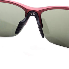 Anti-slip silicone nose pads on glasses