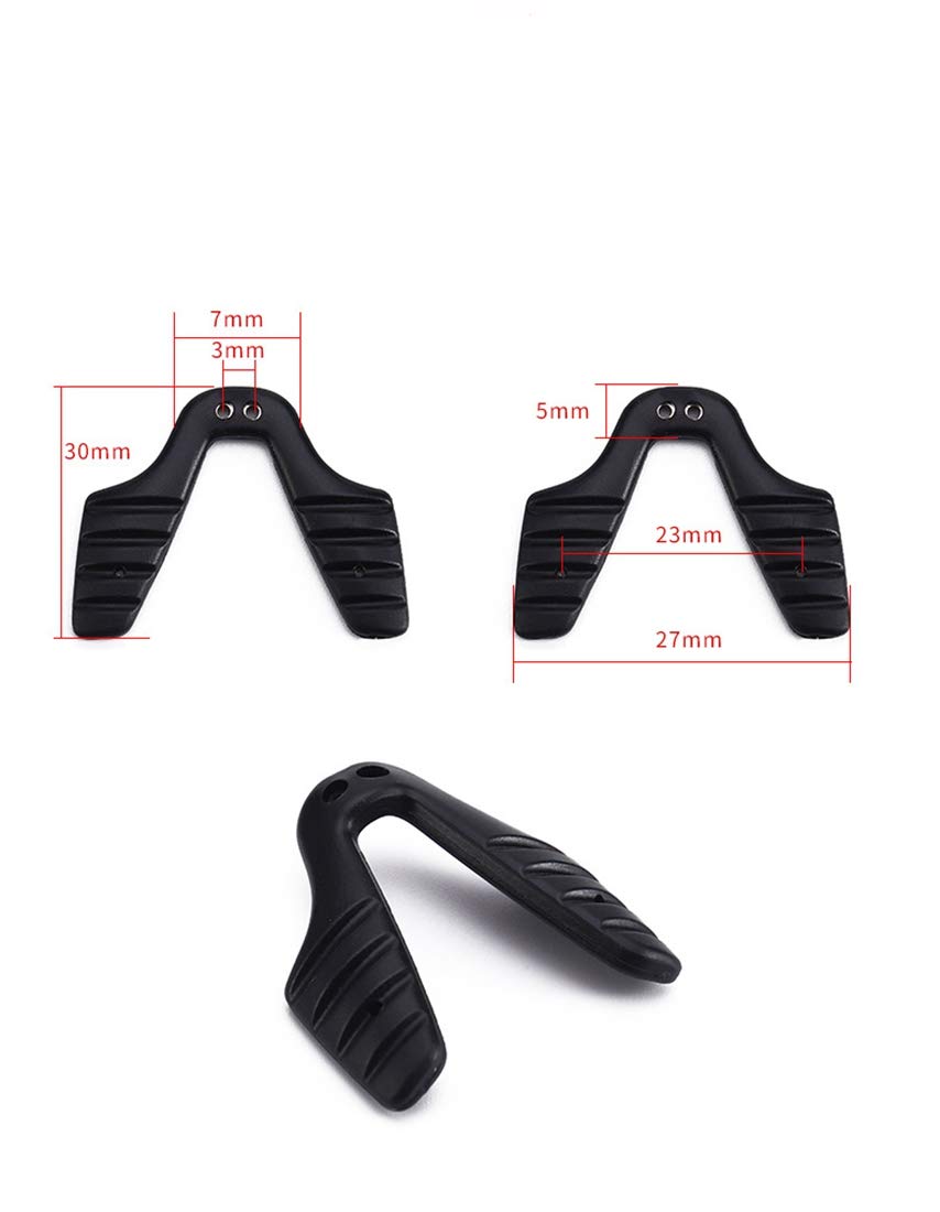 Soft nose pad material for comfortable wear