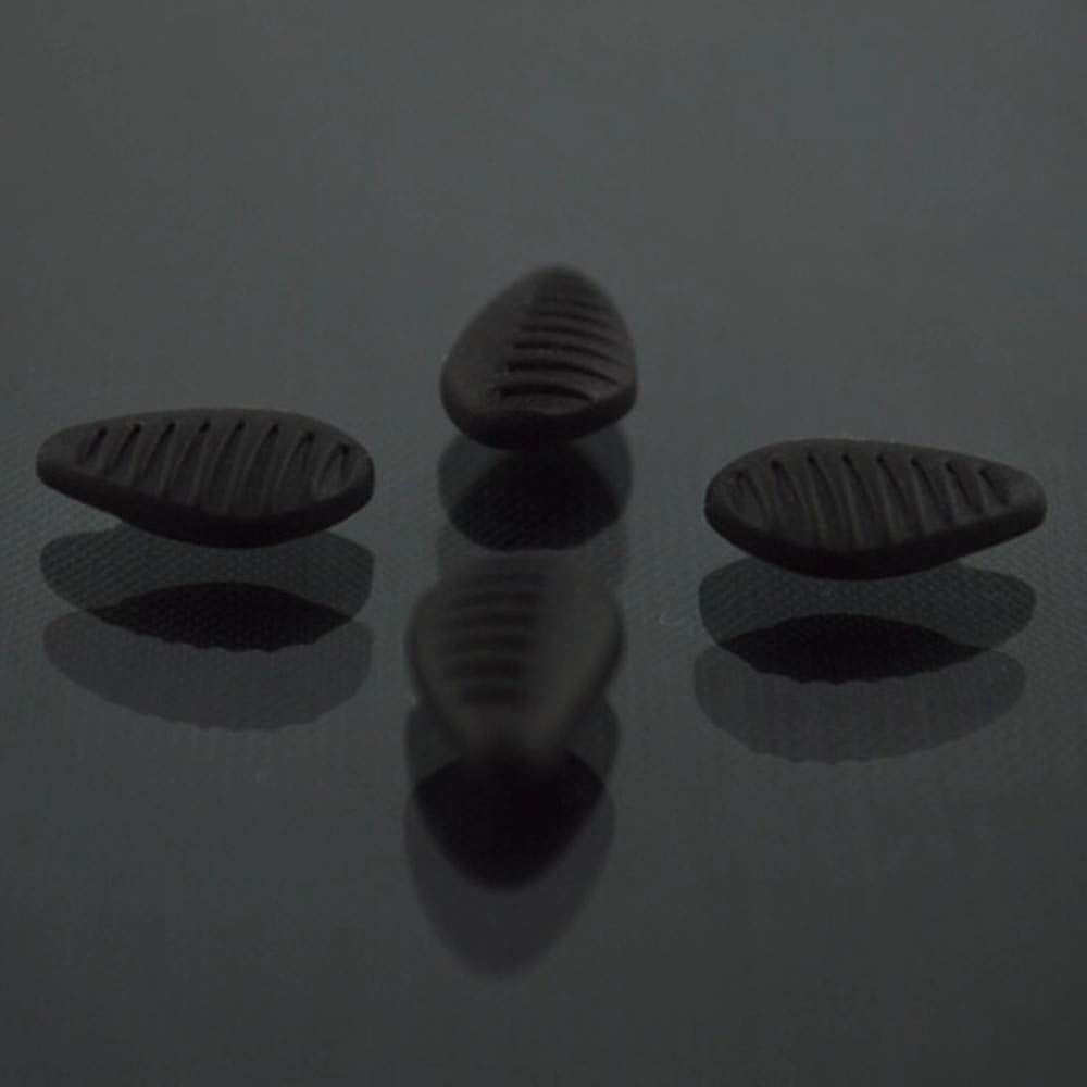 Push-in silicone nose pads for eyewear - compatible with most frames