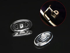 BEHLINE replacement nose pads, oval silicone for glasses