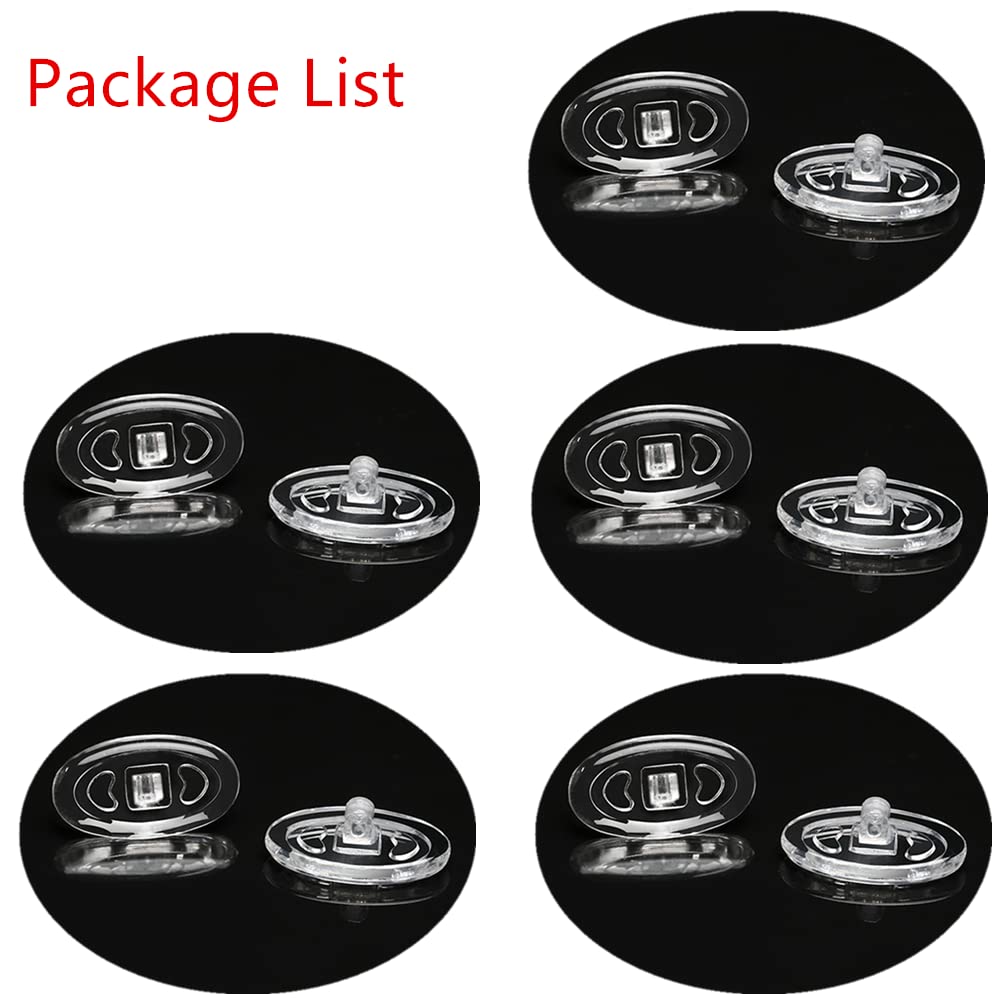 Soft silicone eyeglasses nose rest, anti-slip