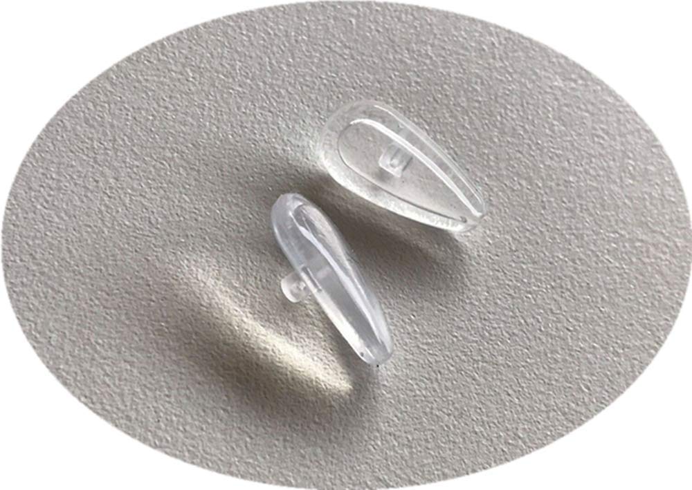 Soft silicone eyeglasses nose pads (15mm x 7mm)