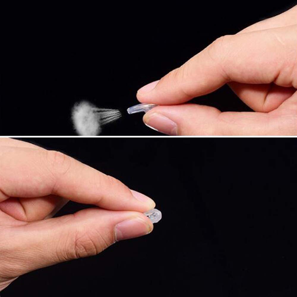 Anti-slip nose pads for eyeglasses