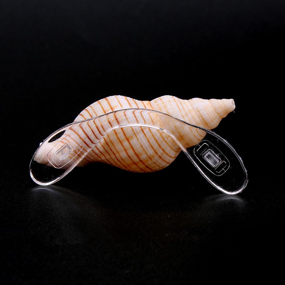 Soft silicone anti-slip nose pads close-up