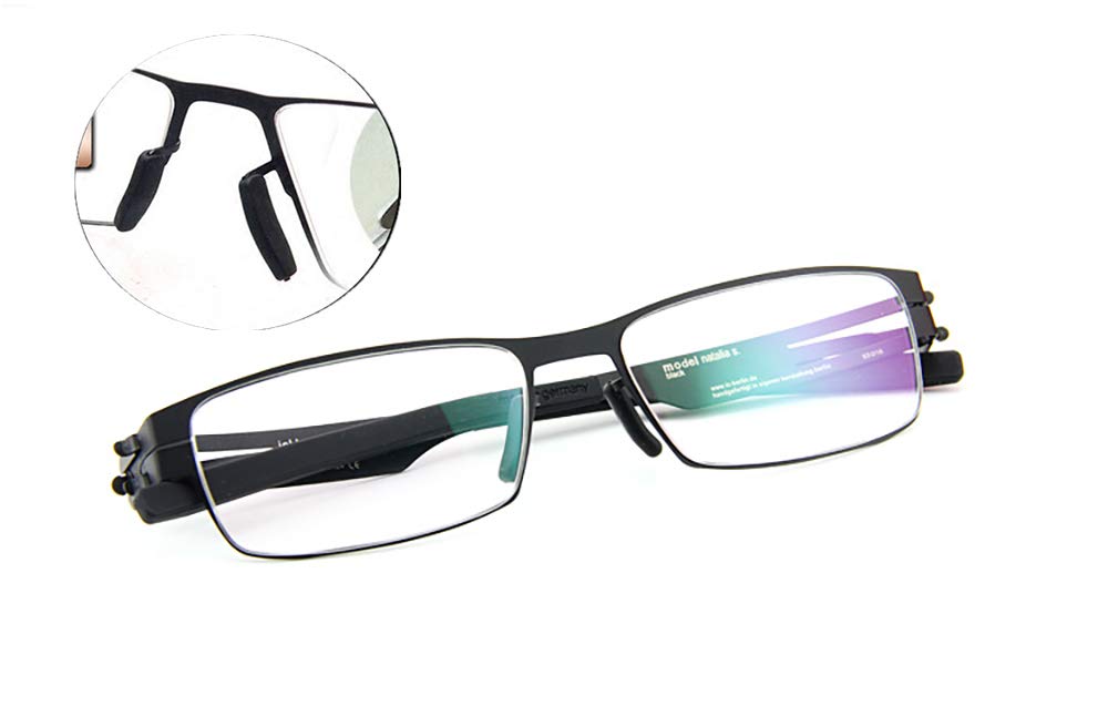 Two pairs of BEHLINE nose pads for eyeglasses and sunglasses in packaging