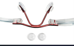 5 pairs replacement nose pads for rimless/frameless eyeglasses