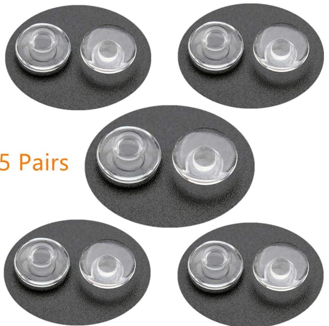 Nose pads compatible with most rimless/frameless and metal frames