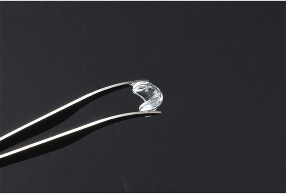 Nose pad holder edge grooves shown for secure installation