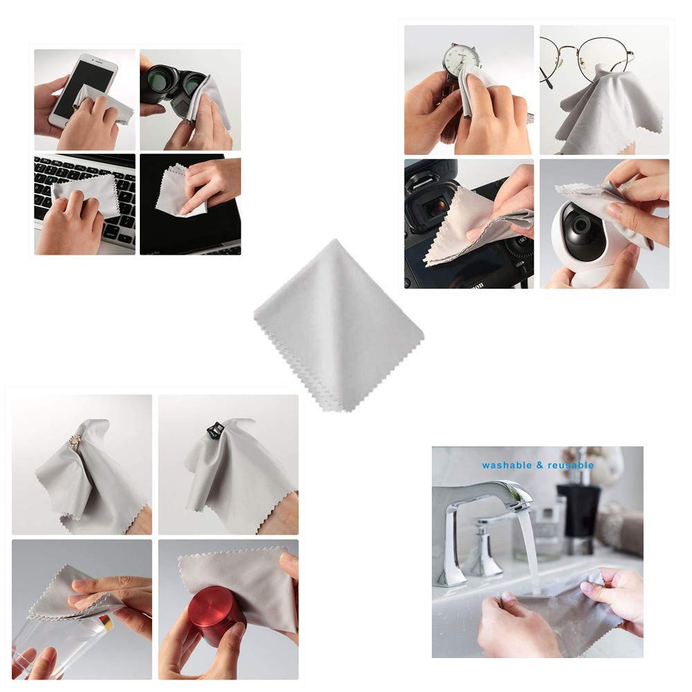 Clear anti-slip nose pads for eyewear with 5mm x 12mm holder