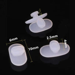 Installing BEHLINE nose pads on eyeglasses - push-on/snap-in compatibility