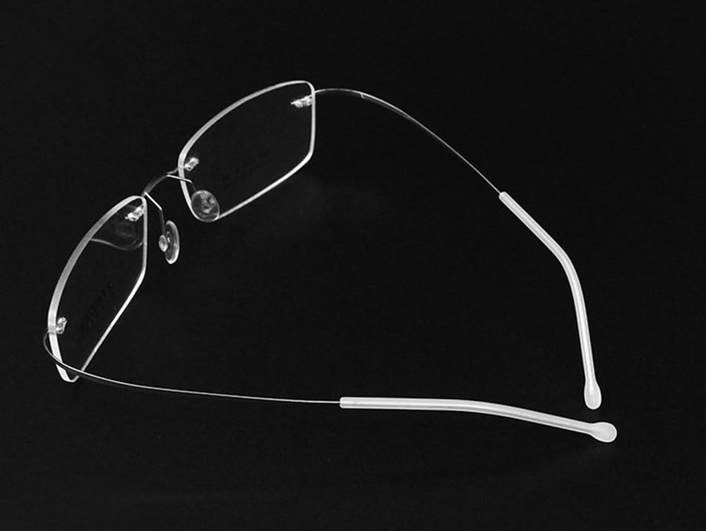 Replacement Ear Socks for Thin Wire or Rimless Glasses - BEHLINE White