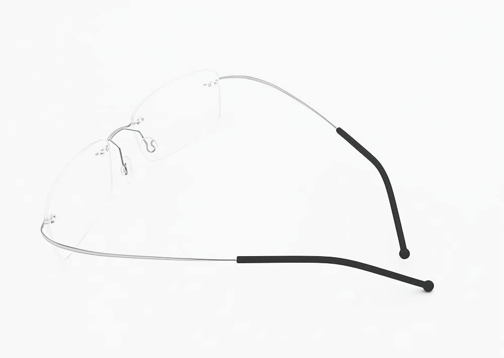 BEHLINE silicone temple tips Black 70mm side view