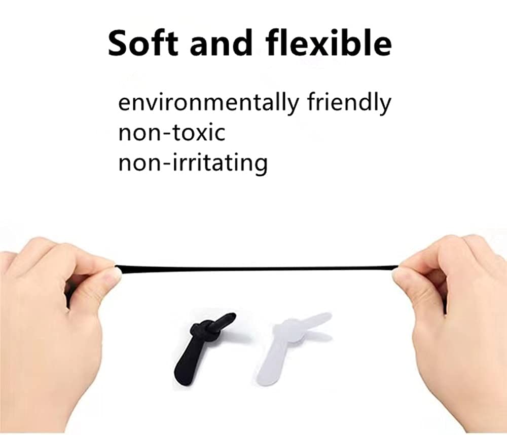 BEHLINE silicone eyeglass temple tips — white