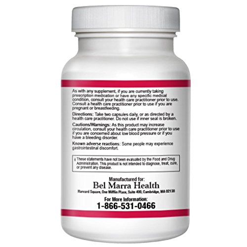 Label showing ViNitrox, Hesperidin, Hawthorn Extract