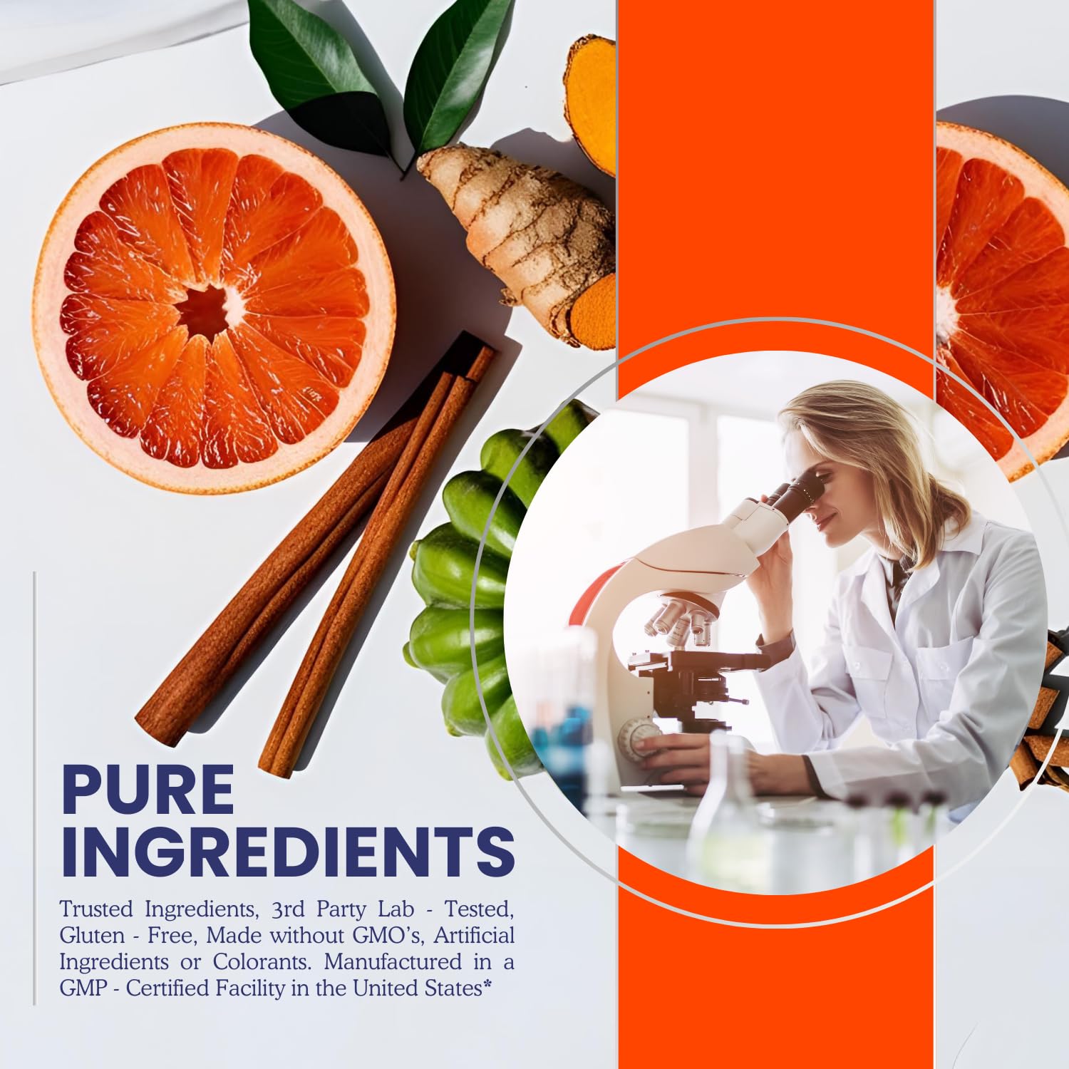 USA-made production facility badge with non-GMO indicator