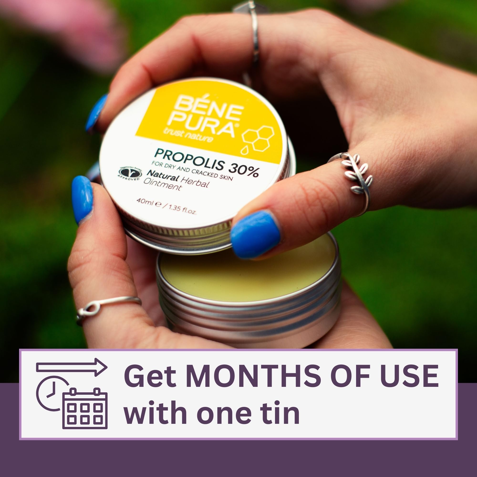 Propolis ointment used for itch relief and rash