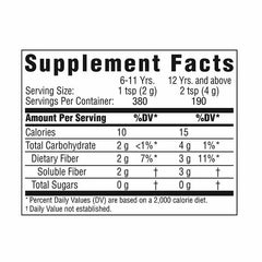 Benefiber powder being added to food or beverage