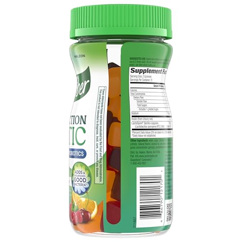 Gummies with inulin and Bacillus coagulans ingredients