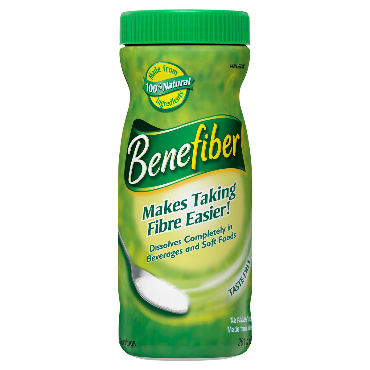 Benefiber taste-free powder jar for a convenient daily fibre boost.