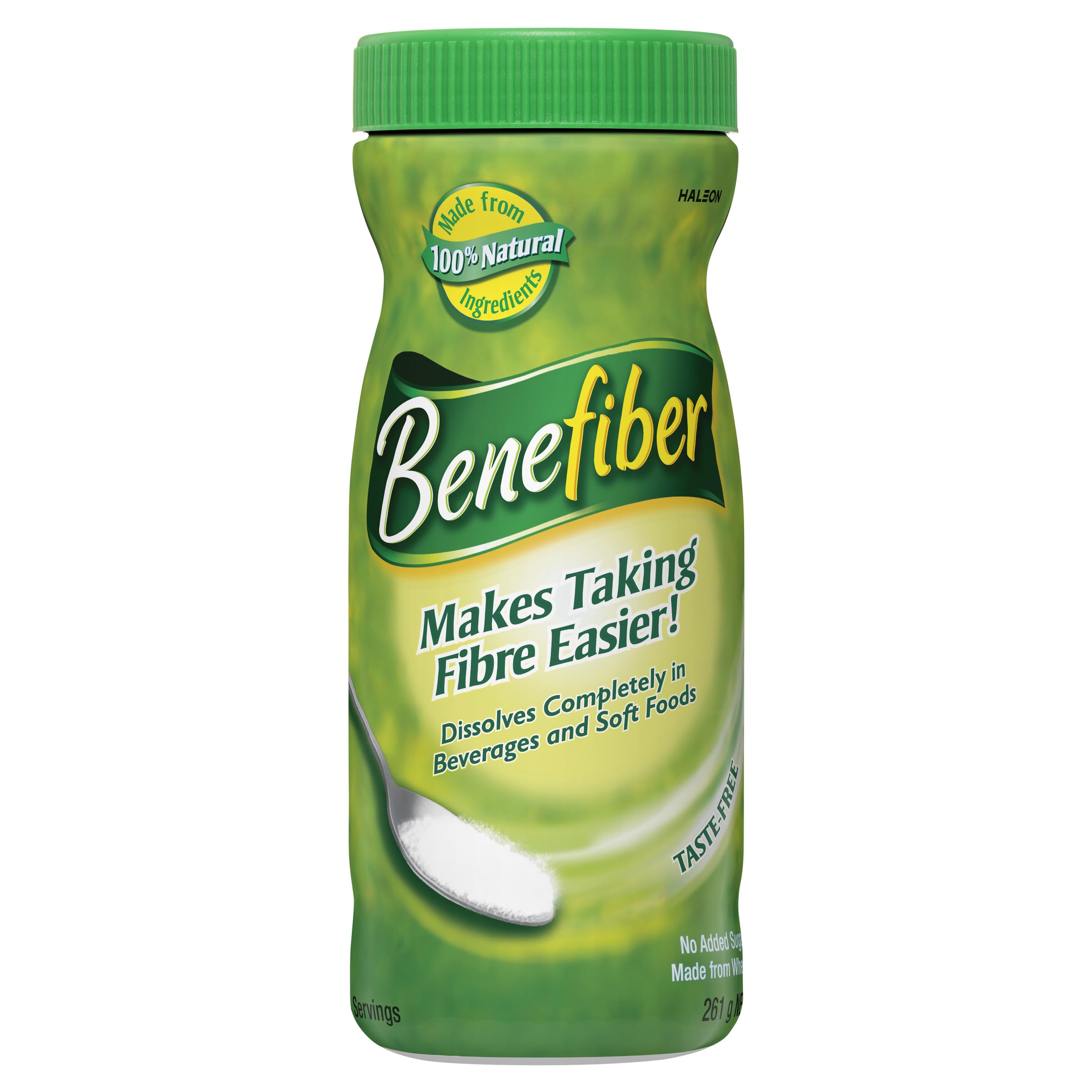 Benefiber taste-free powder jar for a convenient daily fibre boost.