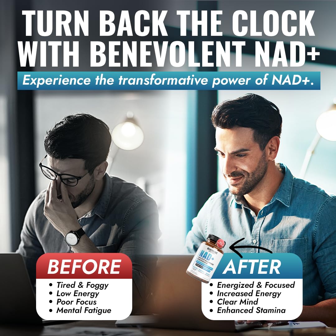 Brain energy support visual for Benevolent NAD+