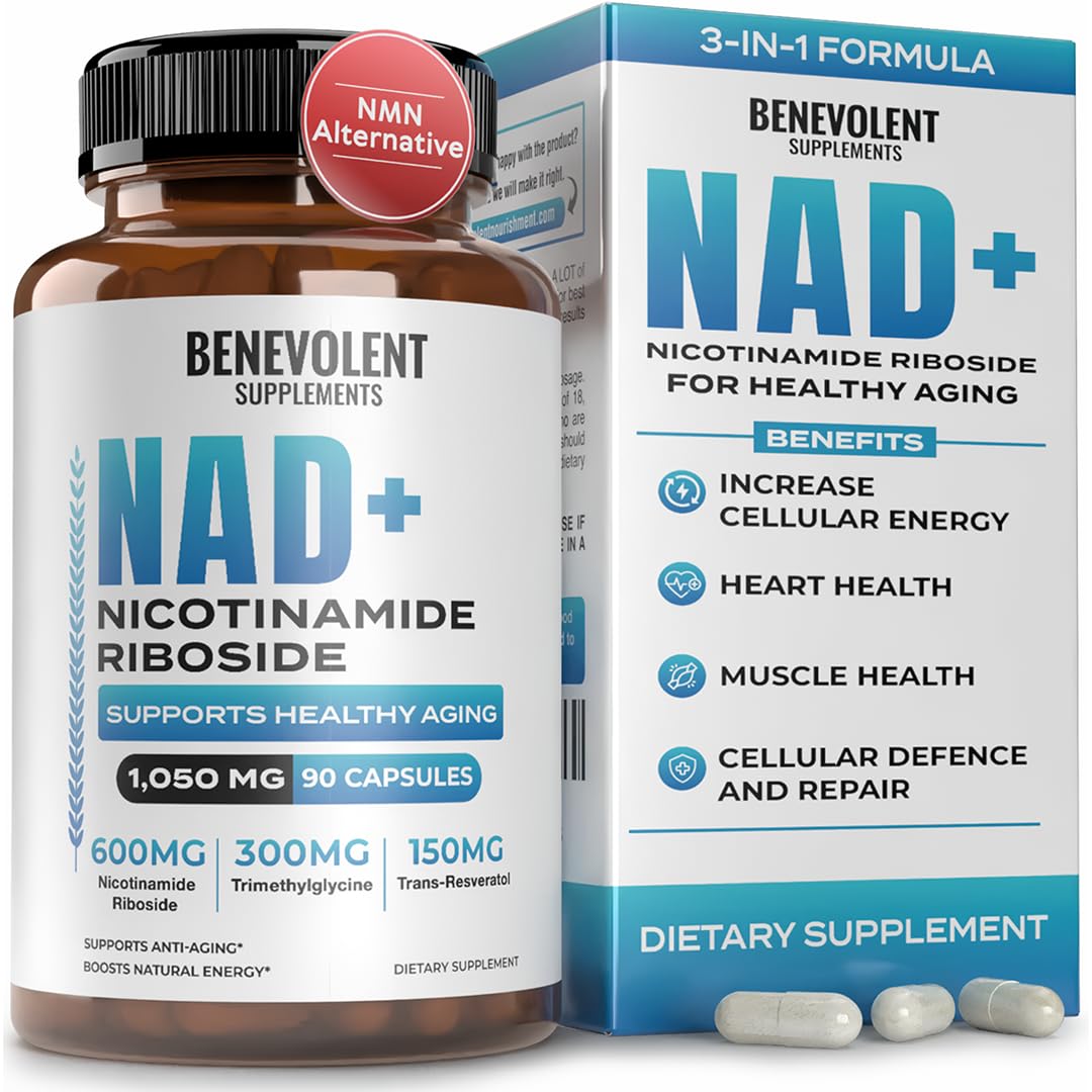 Hero image of Benevolent NAD+ supplement 1050mg
