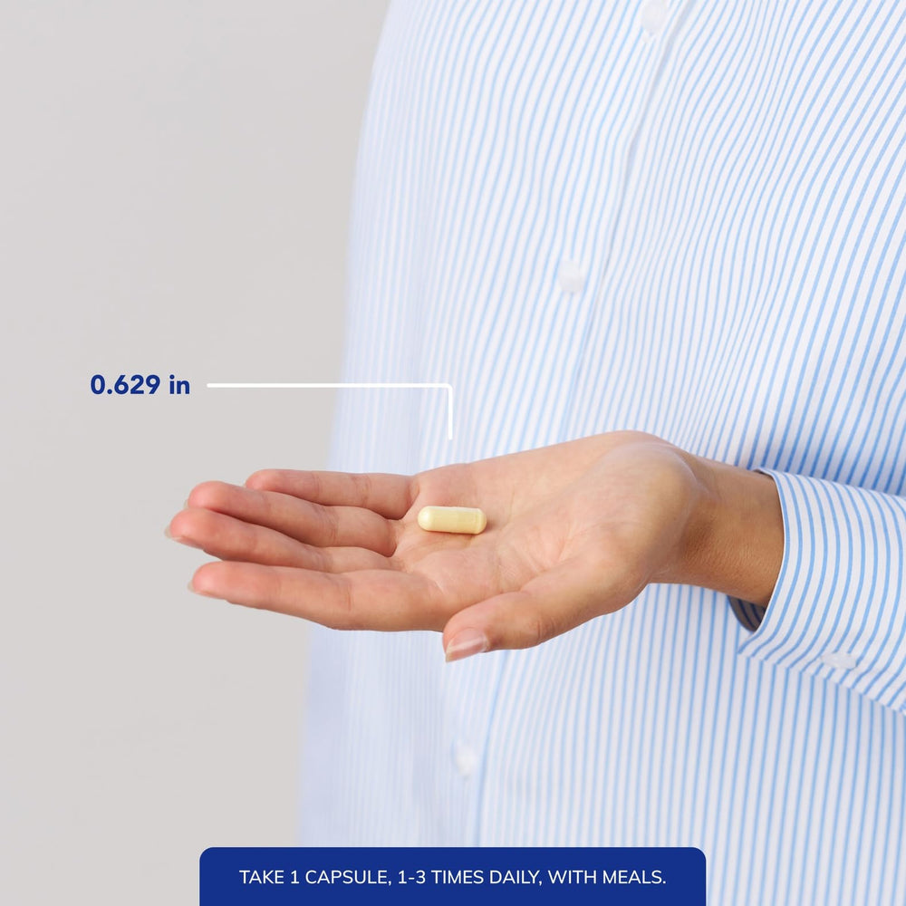 Suggested use instructions: take 1 capsule 1-3 times daily with meals