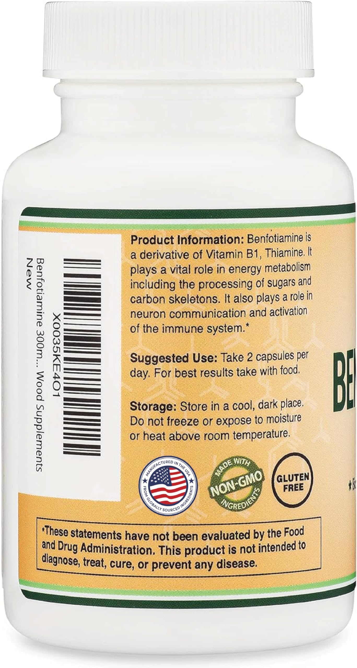 Nervous system health benefit of Benfotiamine