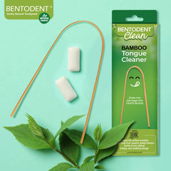 Pack of 4 Bentodent Bamboo Tongue Cleaners – full product layout
