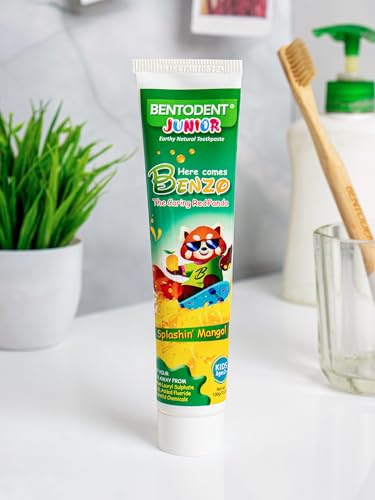 Bentodent packaging displaying vitamins and safe ingredients