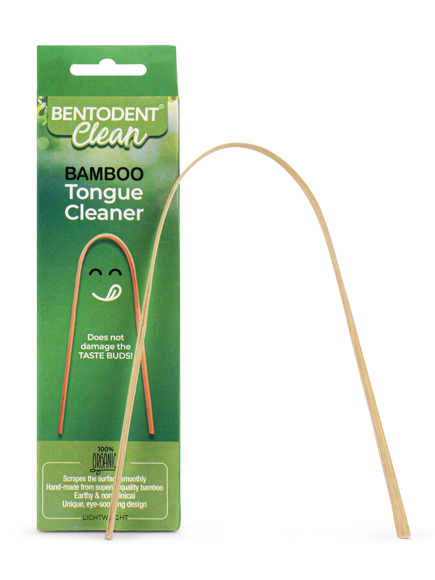 Whitening demonstration with Bentodent charcoal toothpaste