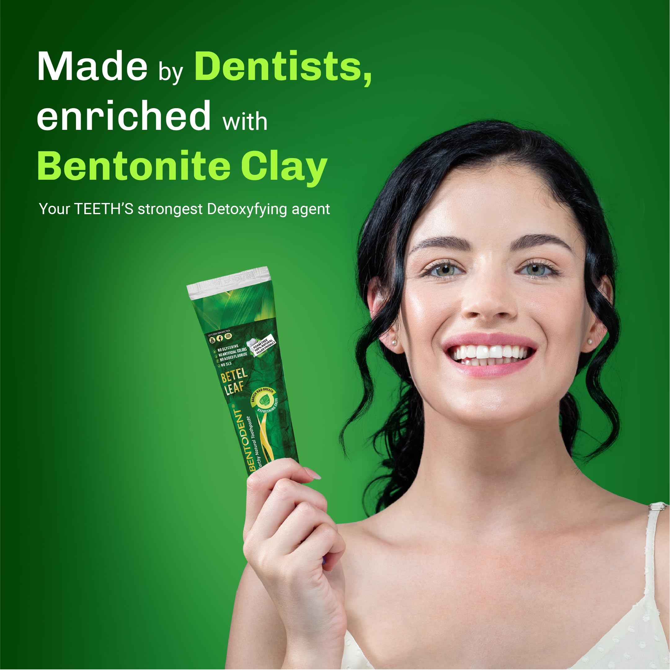 Organic betel leaf featured as key ingredient in Bentodent toothpaste