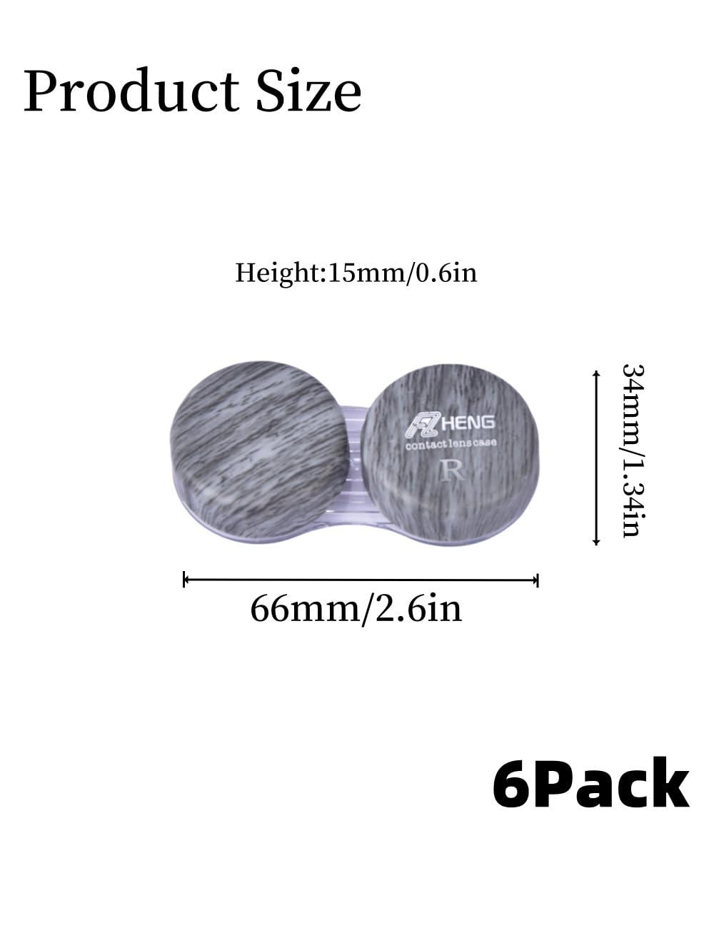 Leak-proof dual case with leather ring for easy carrying