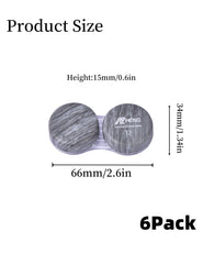 Leak-proof dual case with leather ring for easy carrying