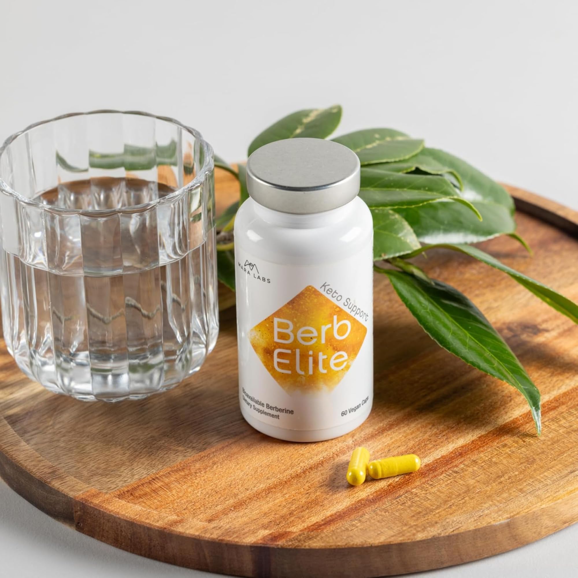 BerbElite bottle on white background