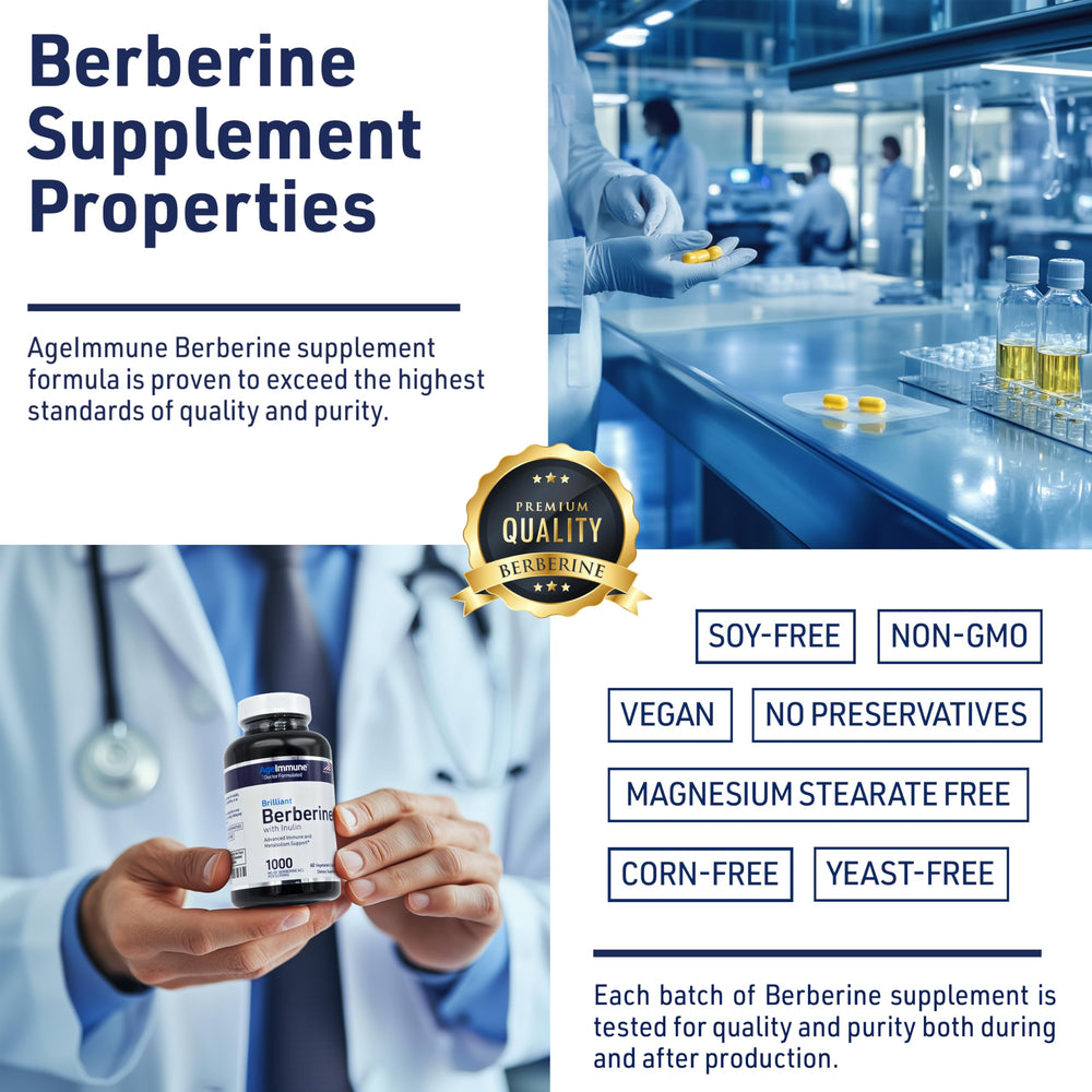 Inulin prebiotic addition to Berberine 1000mg formula